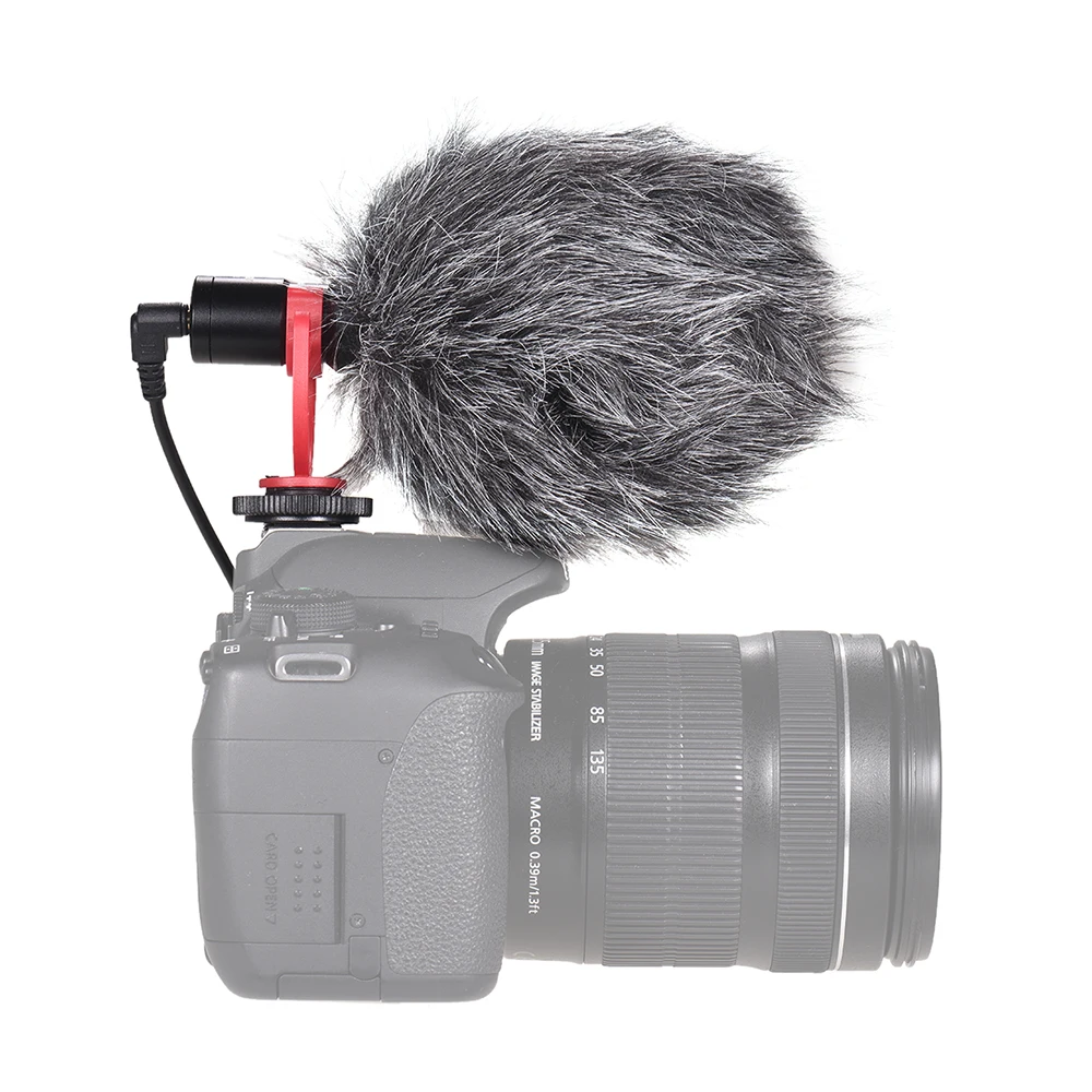 Condenser Microphone Professional DV Camcorder Cameras Microphones For Canon Nikon Sony for iPhone Apple Samsung Huawei | Электроника