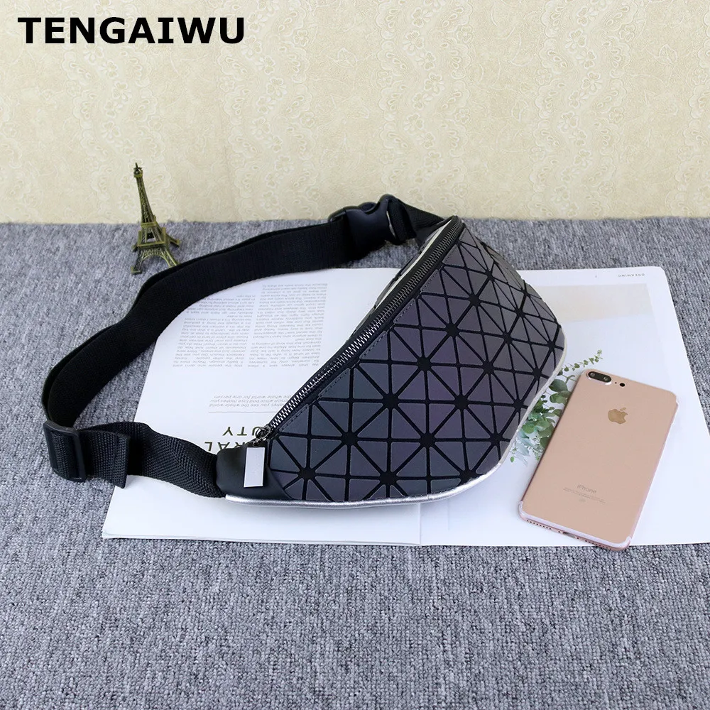 Модные светящиеся поясные сумки для женщин поясная сумка роскошная брендовая