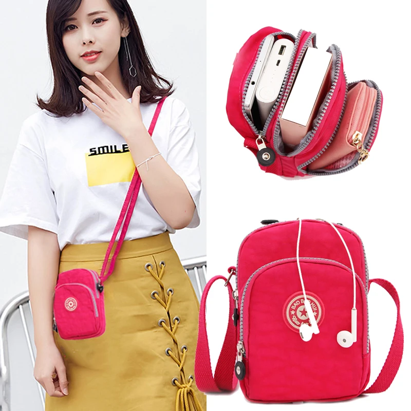 Универсальная сумка через плечо мобильный телефон кошелек для женщин iphone huawei