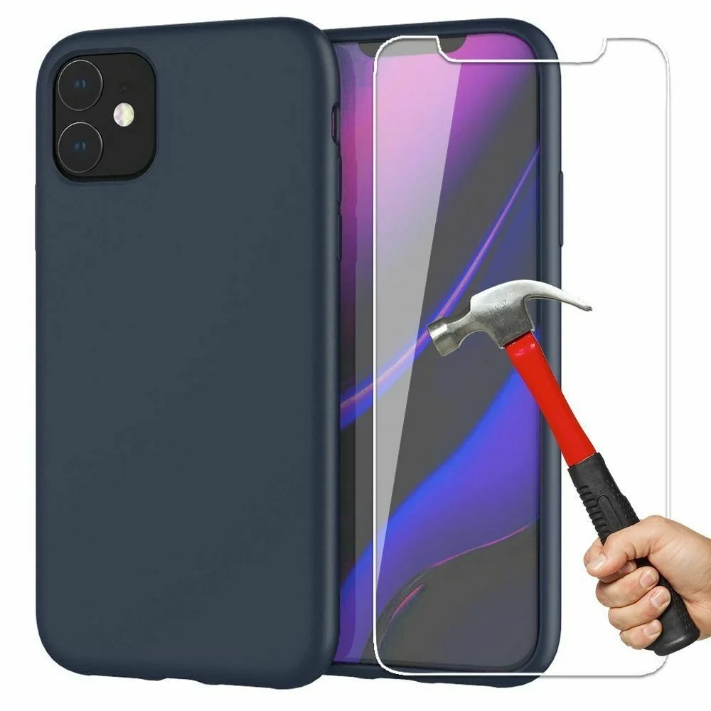 

Ultra Antichoc Hybrid Coque For iPhone 11/11 Pro Max + Vitre écran Verre trempé