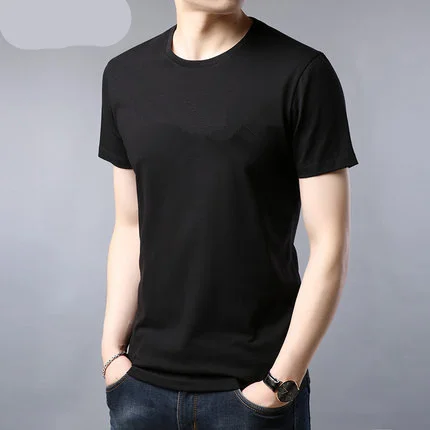 

Men's casual short-sleeved t-shirt wild clothes tide 6389