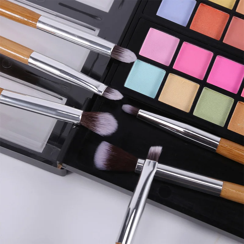 6/7 шт. бамбуковой ручкой кисти для макияжа Набор получения подробной информации