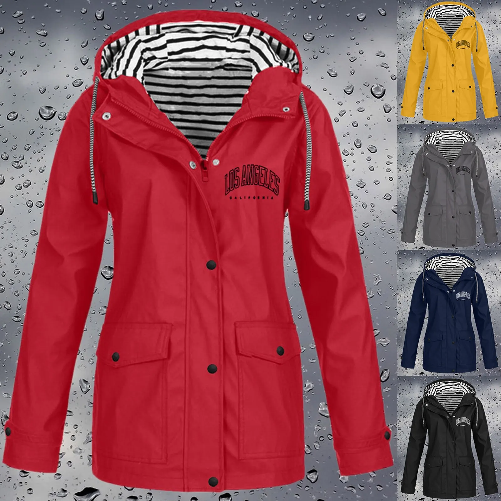 

Зимние парки, женские пальто, пуховая куртка, Женская парка, женское уличное ветрозащитное водонепроницаемое пальто с капюшоном и карманам...