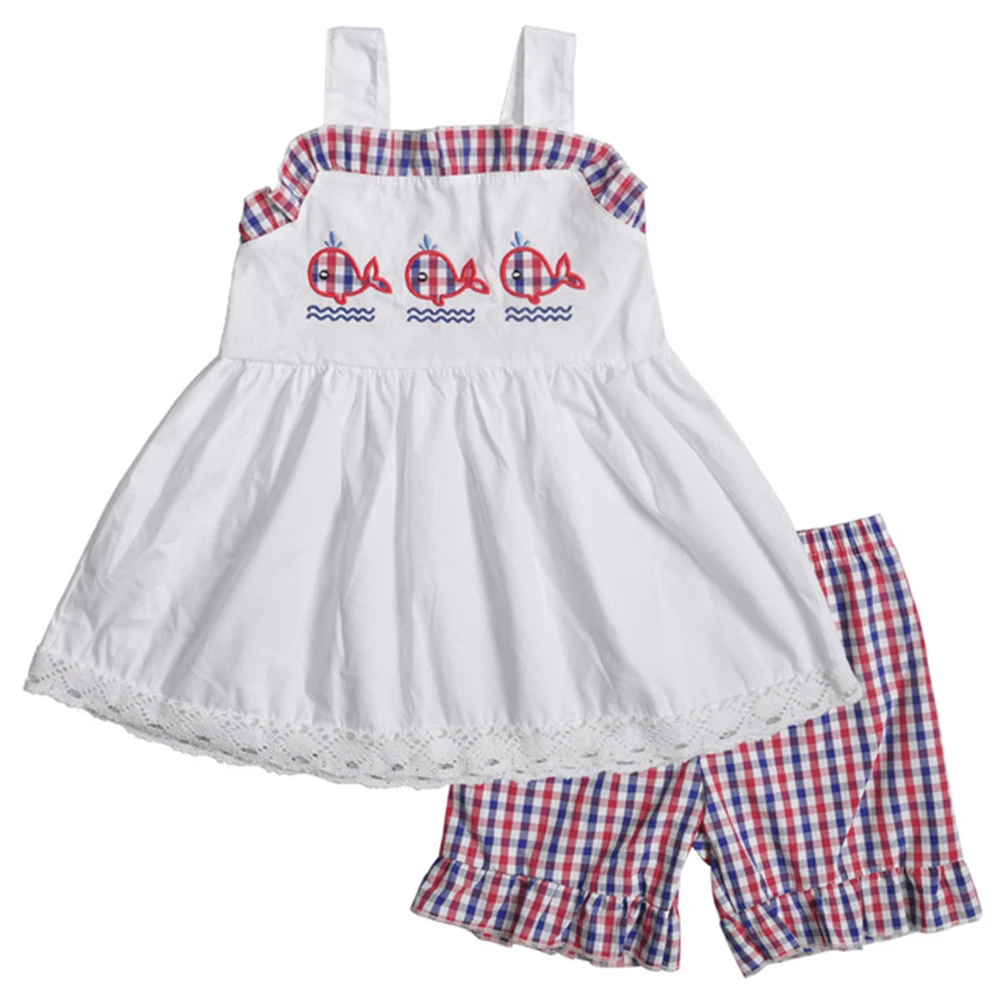 Одежда для маленьких девочек Детская одежда с рисунком Кита CONICE NINI