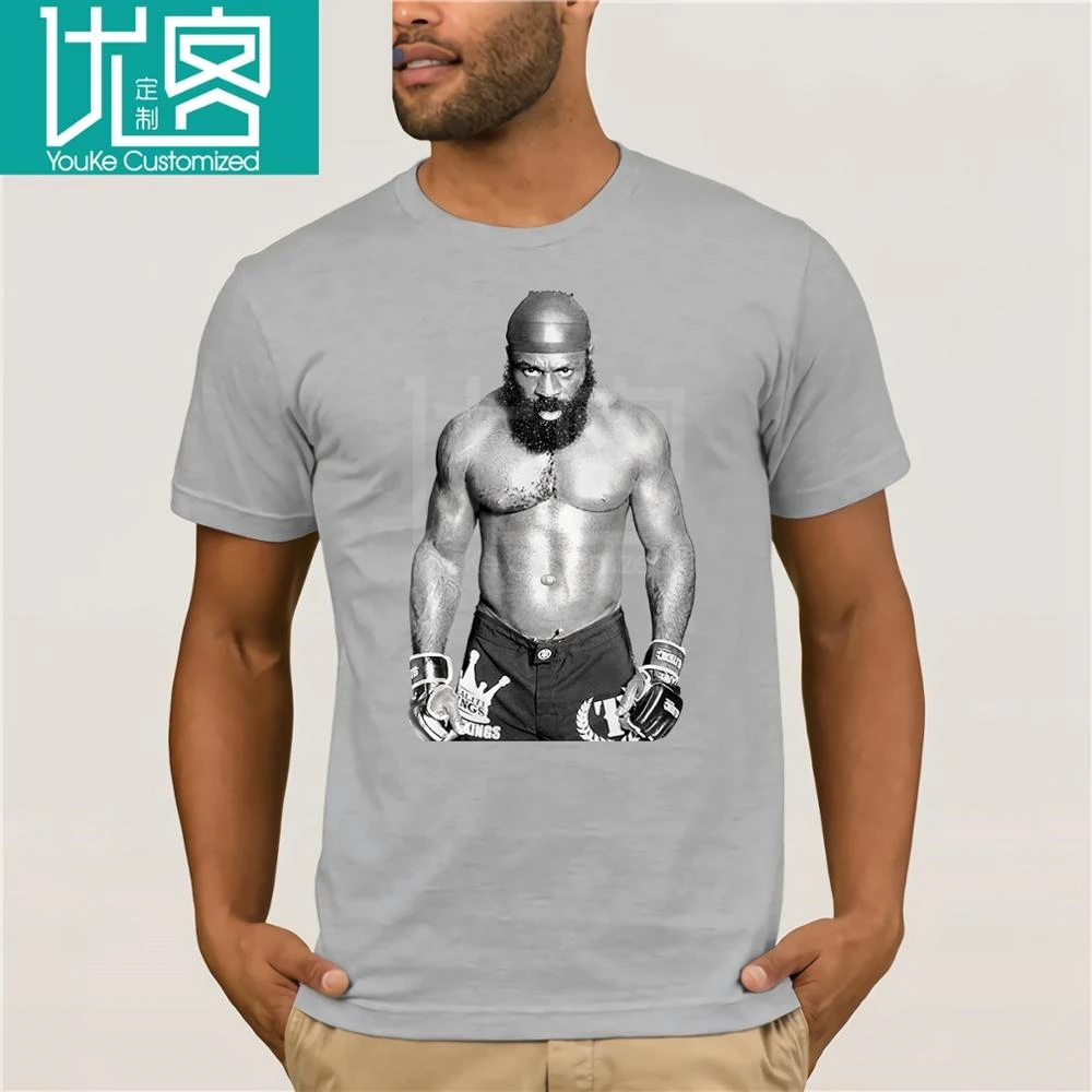 Свободные хлопковые футболки для мужчин крутые топы R. i. p Kimbo Slice белая футболка