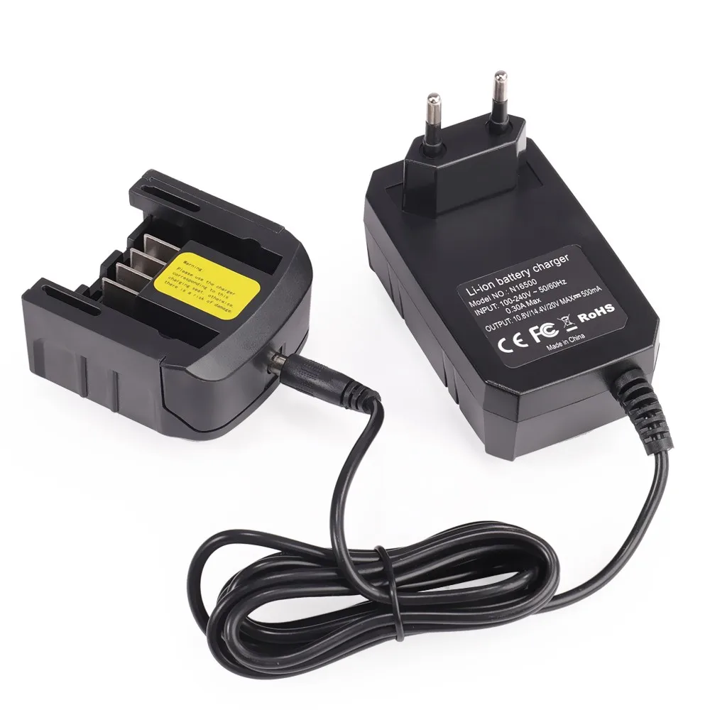 eu plug battery charger lithium ion adapter replacement for black decker lbxr20 lbxr20 ope lb20 lbx20 10 8v14 4v20v500ma free global shipping