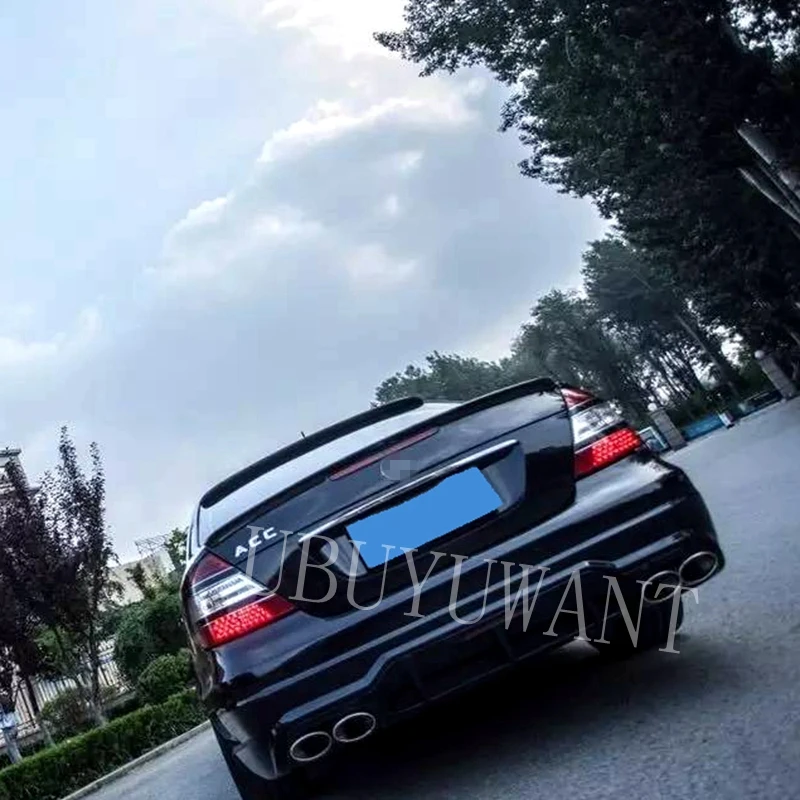 UNPAINT AMG стиль багажника спойлер заднего крыла подходит для Mercedes BENZ E CLASS W211 2003-2009 |