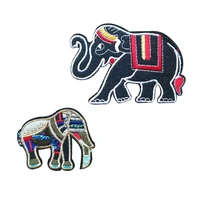 1pcs creative cheap embroidery patch iron on clothes ethnic flavor burma elephant for clothes diy decorative jacket stickers