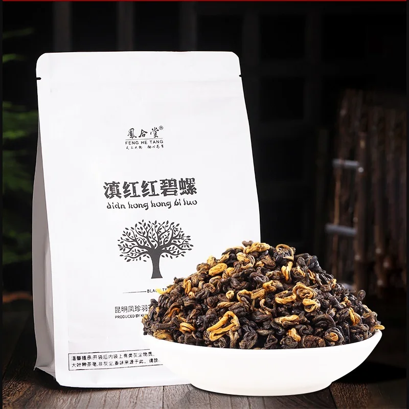 500g Yunnan Dianhong Dian Hong t&eacute; chino rojo Natural perder peso-0