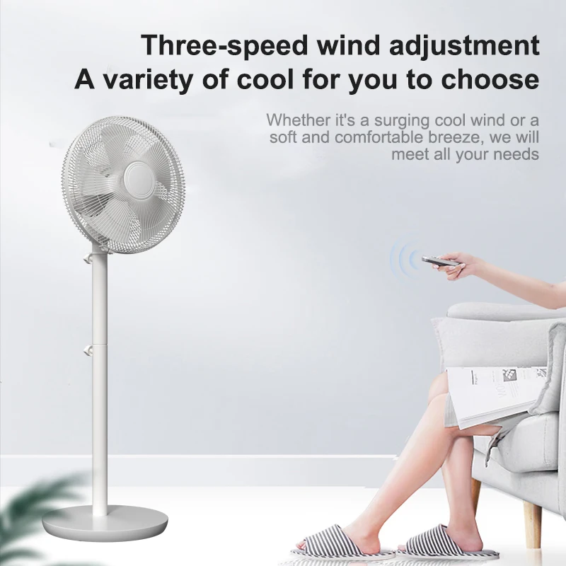 

Household Floor Fan Electric Floor Fan Living Room Fan 3 gears Multi-blade Circulating Fan Use In The Room 220V 60W
