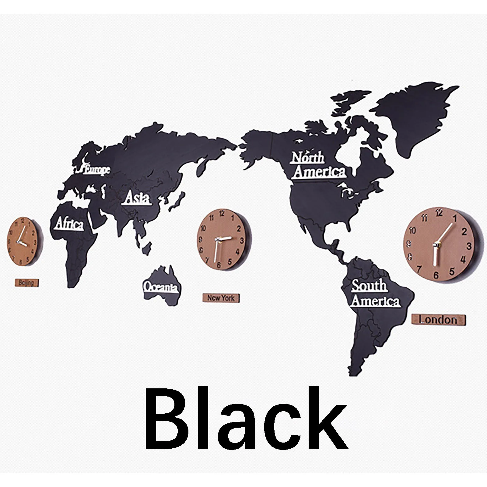 Настенные часы сделай сам 3D наклейки с изображением карты поверхности для