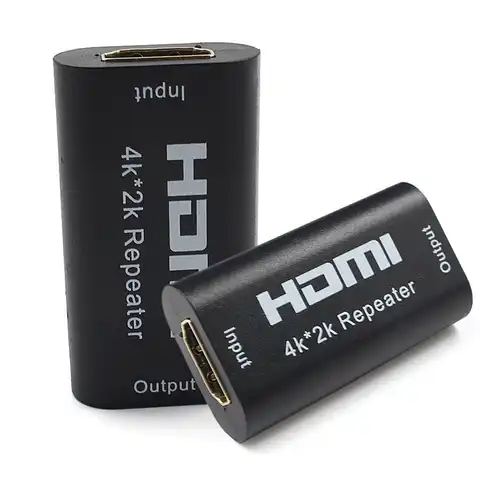 Мини-удлинитель сигнала 1080P 4K * 2K HDMI репитер 3D HDMI адаптер Усилитель сигнала Усилитель 4,95 Гбит/с превышение сигнала HDTV AH131 + HDMI удлинитель