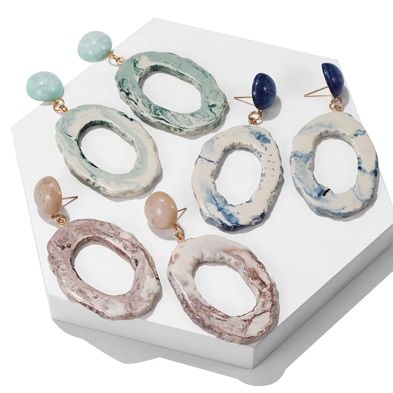 Бесплатная доставка женские серьги Роскошные корейские японские богемные милые