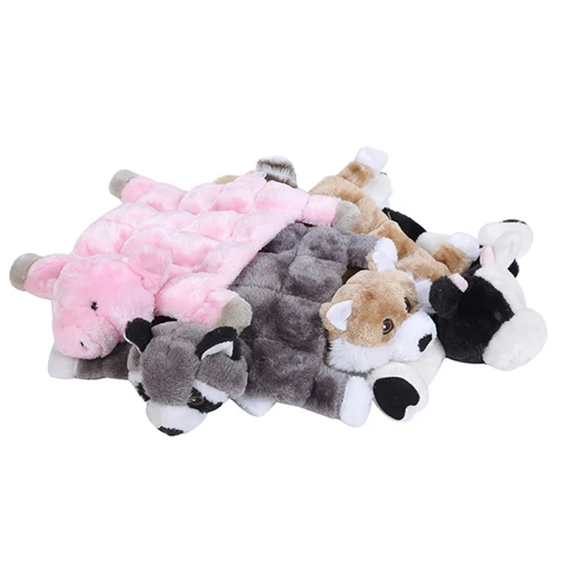 

Dog Toys Animal Shape Plush Pet Puppy Squeaky Chew Bite Resistant Toy Pets Accessories Supplies for Small Large Dogs Dropship