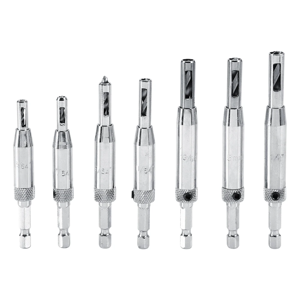 Набор самоцентрирующихся сверл 7 шт./лот для двери и окна с шестигранным