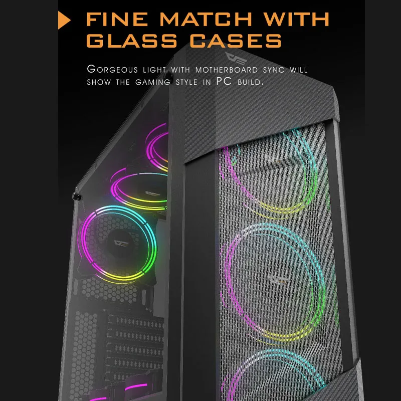 Кулер Darkflash CF11PRO для ПК с RGB-подсветкой 120 мм | Компьютеры и офис