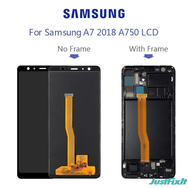 Сменный Super amoled 6 0 дюйма для samsung Galaxy A7 2018 SM A750F A750 ЖК дисплей кодирующий