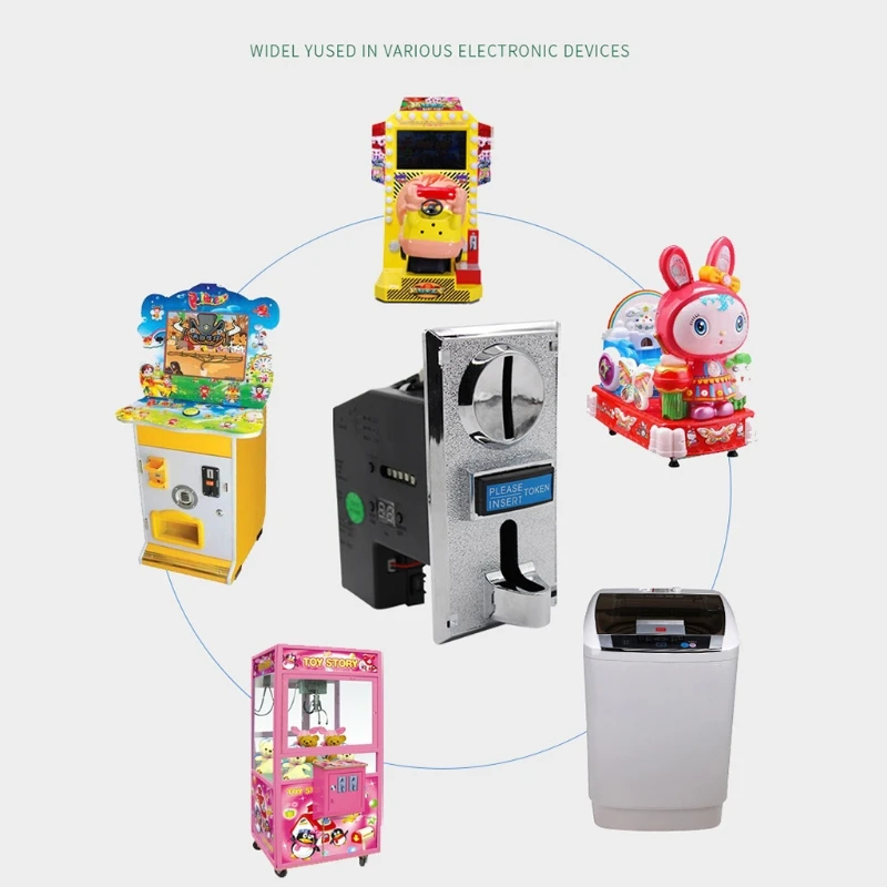 Multi Coin Acceptor Programable for Different Values Selector Vending Machine Arcade Game Machines Washing 03KA | Спорт и