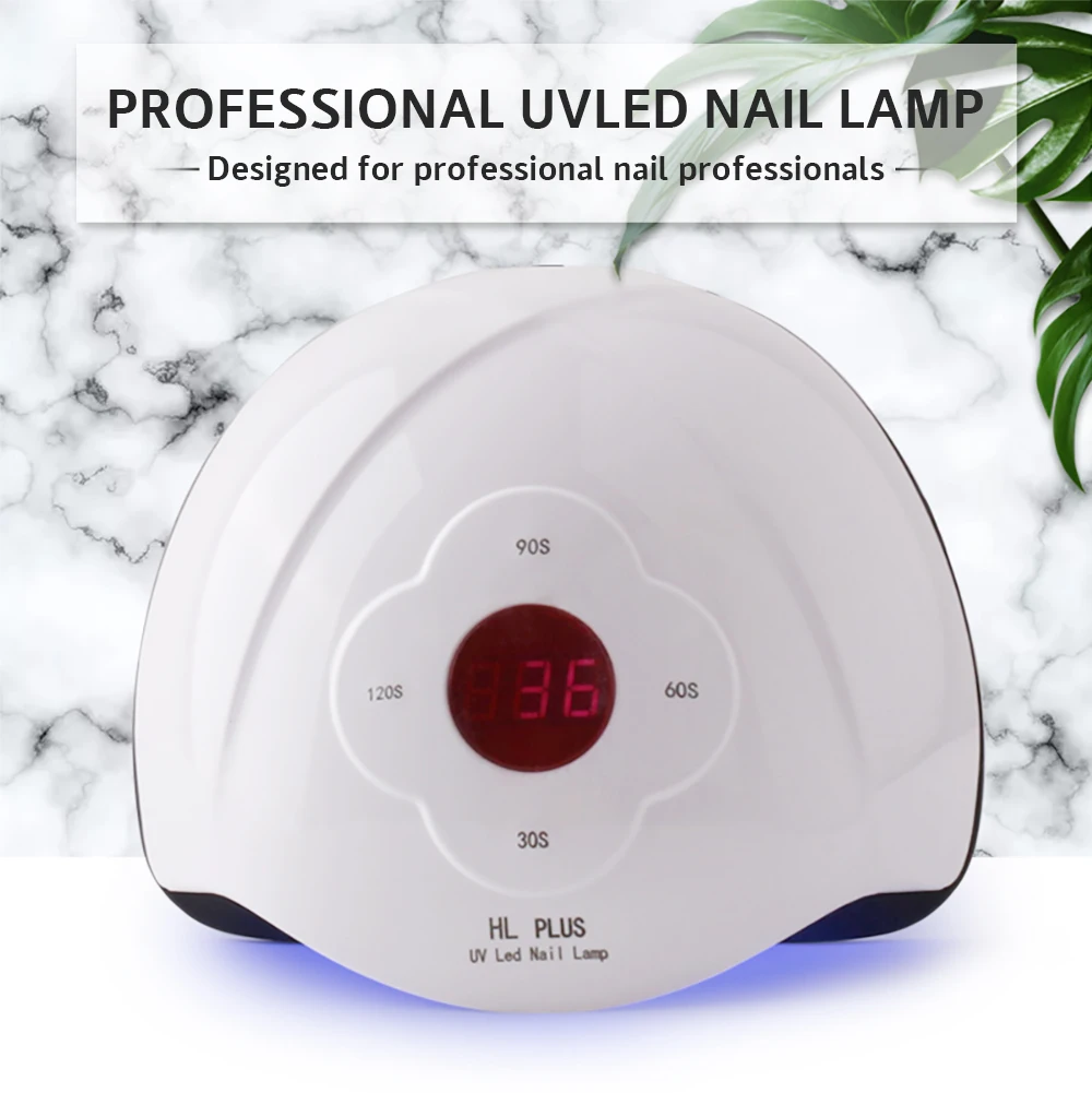 NOQ HL Plus УФ светодиодный светильник для ногтей Max90W Сушилка для ногтей ледяная лампа 45 шариков для маникюрного аппарата сушка гель-лака 4 цвета