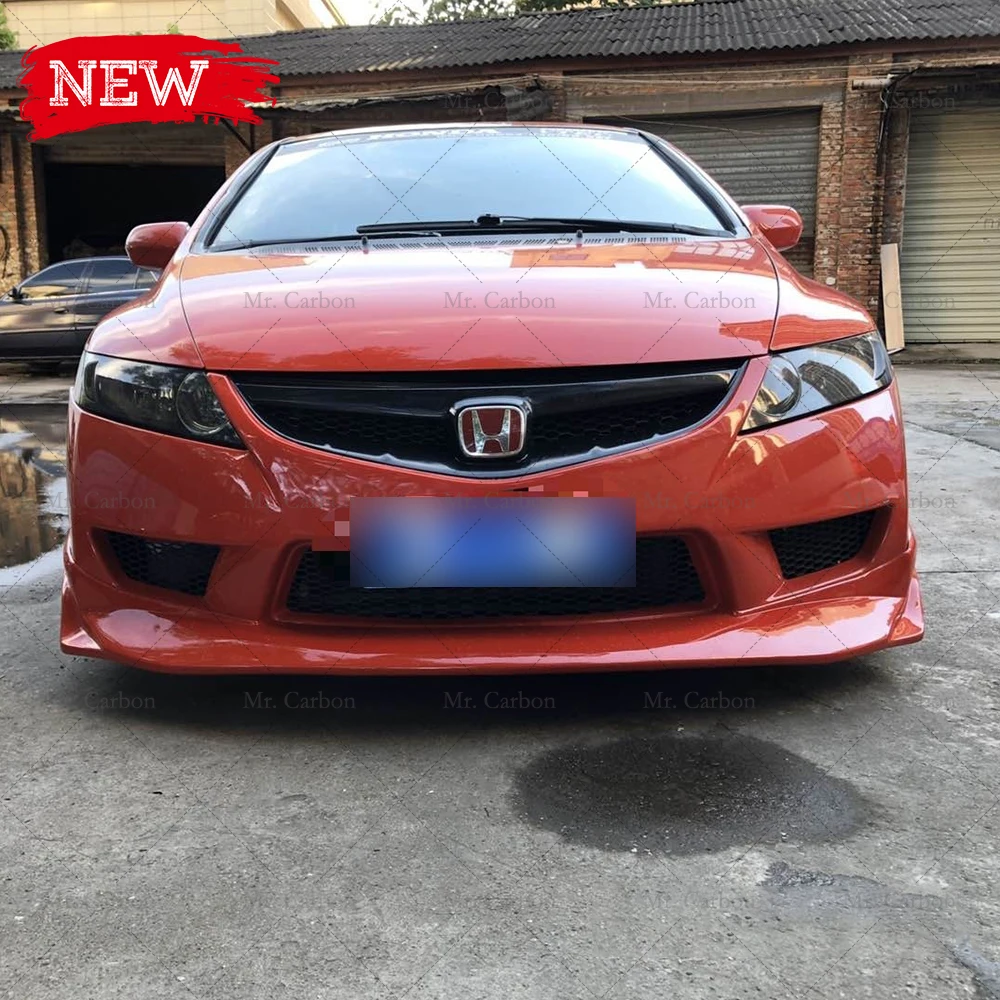 Передняя губа из стекловолокна для CIVIC FD2 JS RACING комплект обрезки губ тюнинговая