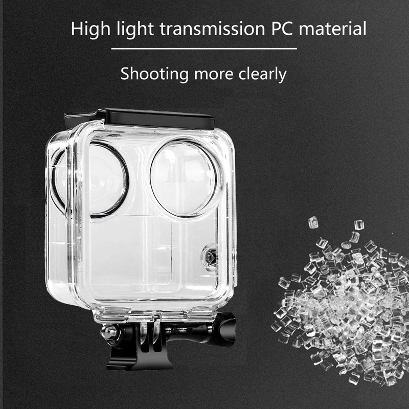 

Waterproof Housing Case for Gopro Max Camera, Underwater Diving Protective Cover Shell 30M with Bracket Action Camera Accessorie