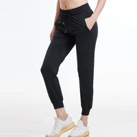 ozagrel women naked feel fabric loose fit sport jogger leggings with two side pockets