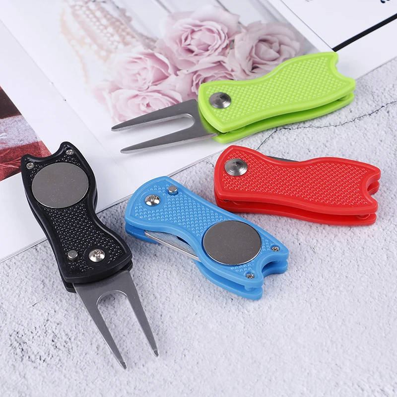 

1Pc Stainless Steel Golf Greens Fork Golf Turf Repair Tools Golf Training Accessories