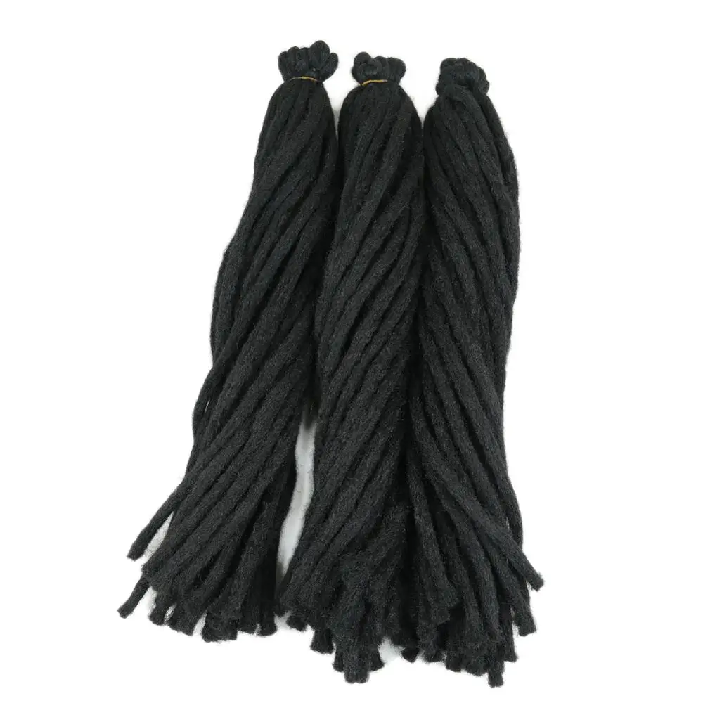 FAVE синтетические волокна дреды натуральный черный наращивание волос для афро