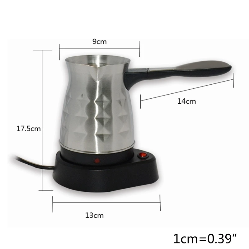 

Electric Turkish Espresso Percolator Coffee Maker Pots EU Plug Kettle Home Office Tea Milk Coffee Making Machine Heating