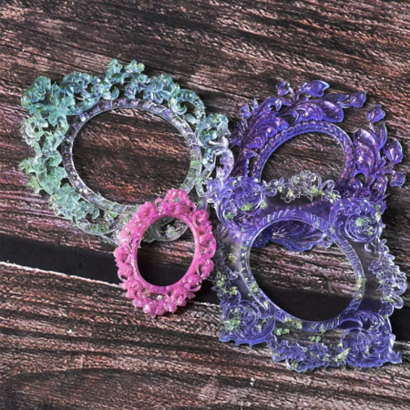 6 шт Ретро фоторамка формы силиконовые для эпоксидной смолы литья DIY ремесло