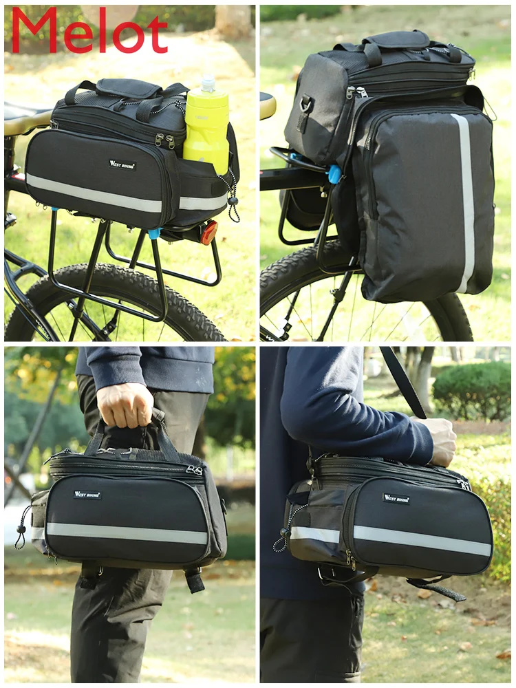

Bicycle Storage Bag Mountain Tail Bag Riding Rear Seat Rack Bag Bicycle Waterproof Large Capacity