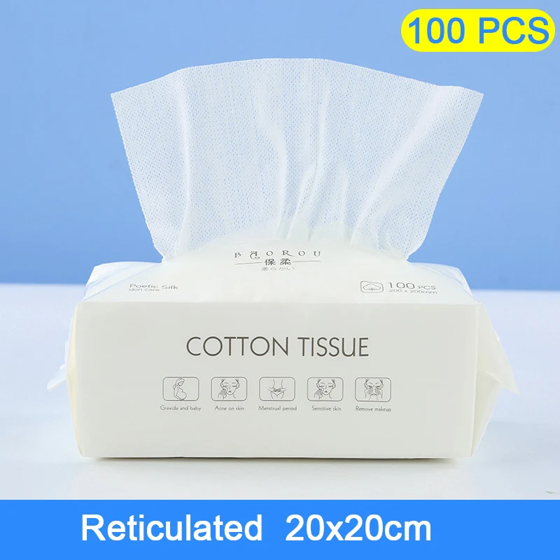 

50/100Pcs Disposable Towel Clean Face Towel Cotton Towel Makeup Cleaning Towel Facial Tissue Napkin Cleaing Wipes Wash Towel