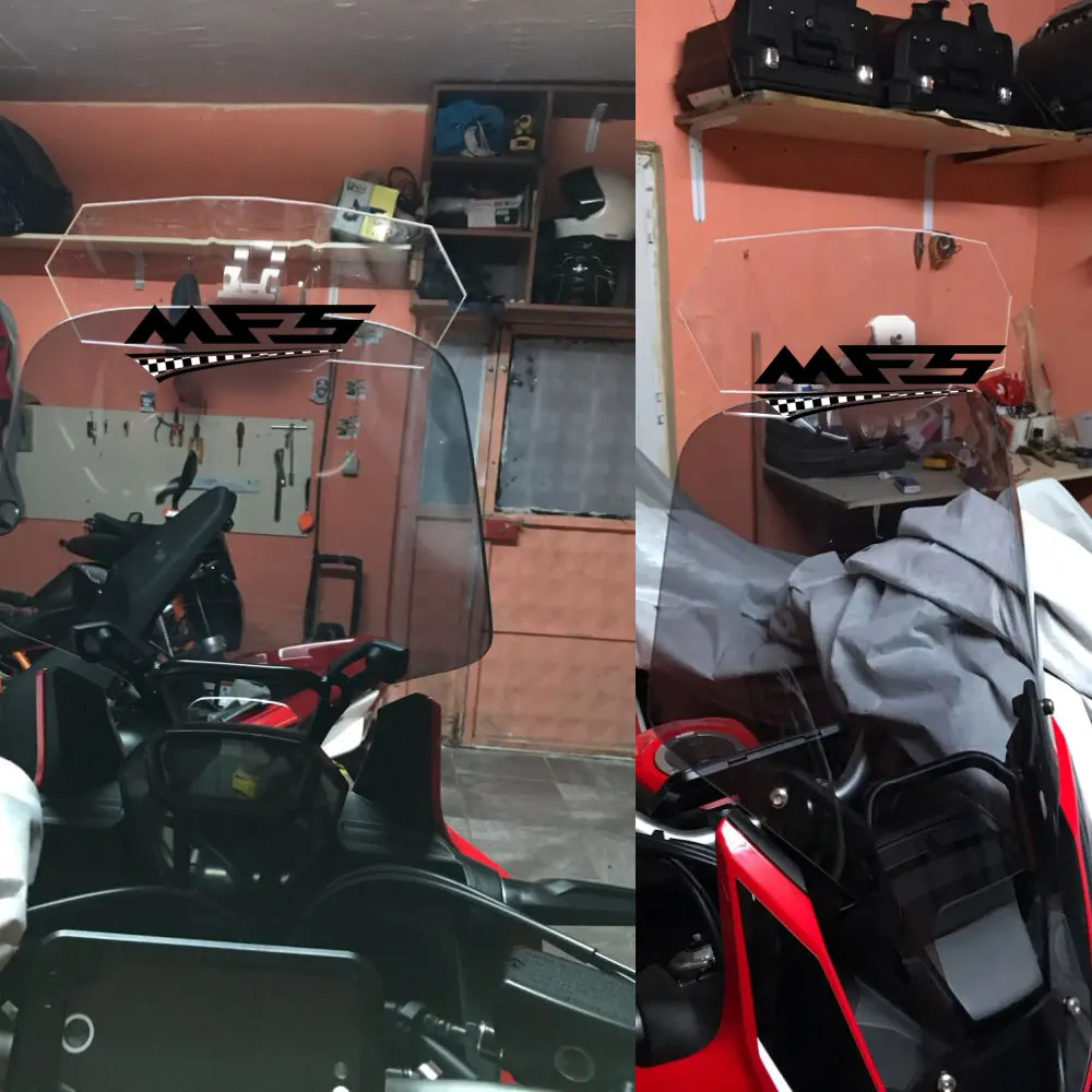 Универсальный Регулируемый экран для скутера Triumph Honda VTX Tour|Козырьки от ветра и