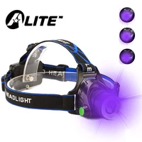 tmwt tactical blacklight headlamp uv ultraviolet led 4 modes 395 410nm headlight leak detector cat dog pet urine detector