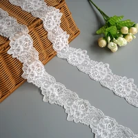 6cm5yardlot white lace ribbon trims for sewing underwear lace trimming embroidered for sewing decoration african lace fabric