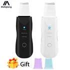 Ультразвуковой скребок-массажер для чистки лица, устройство для удаления черных точек, инструмент для ухода за лицом, пилинг