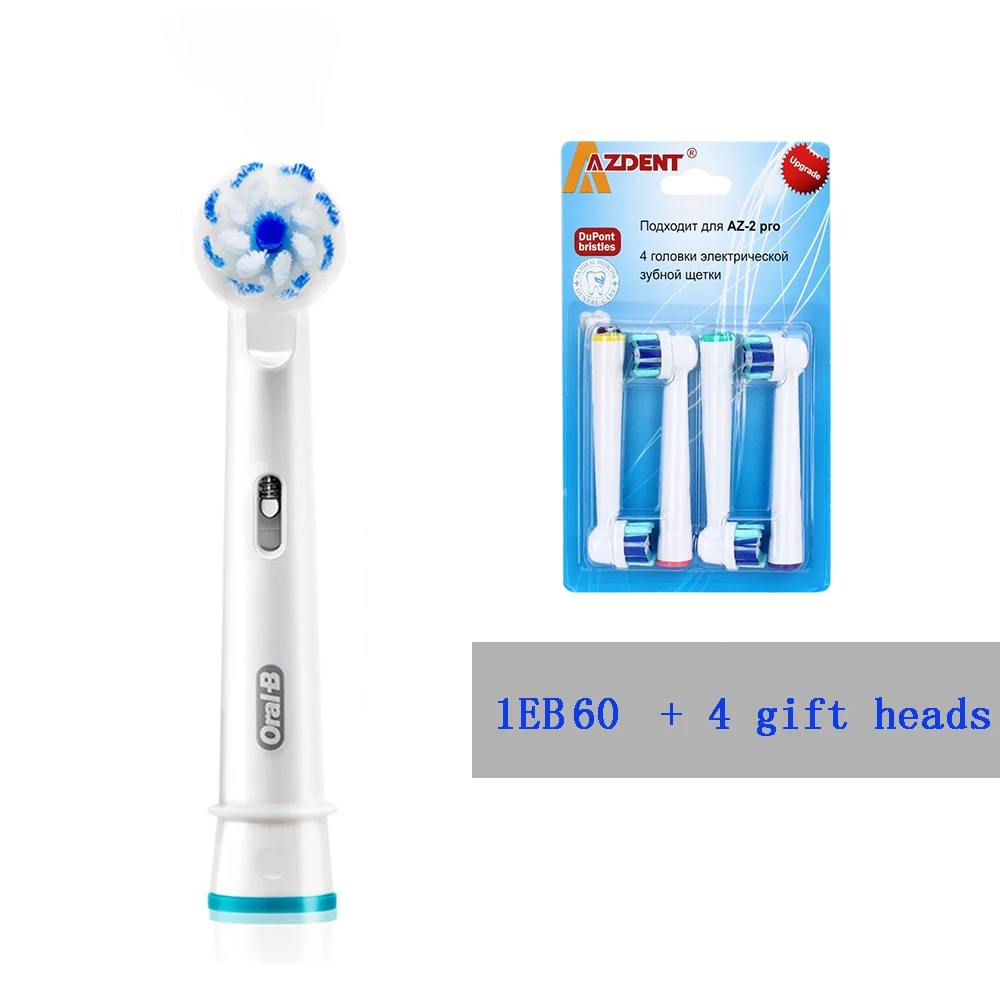 OralB головка щетки EB50 EB17s EB18 сменные головки щетки - Цвет: Коричневый