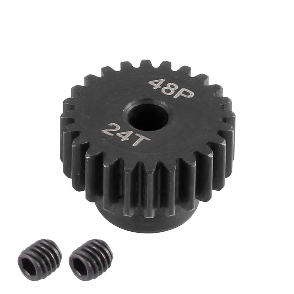 

48P 3.17mm RC Car Motor Gear Pinion 16T 17T 18T 19T 20T 21T 22T 23T 24T 25T For Axial SCX10 1/10 RC Crawler Car