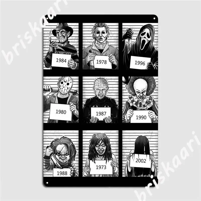 

Ужасный металлический плакат из тюрьмы, винтажные таблички, постеры для клуба, бара, клуба, дома, жестяные знаки