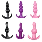 Силиконовый анальный фаллоимитатор, вибратор, Мужской массажер простаты, анальные шарики, пробка для точки G, Анальная пробка для мастурбации для взрослых, анальные секс-игрушки для пар
