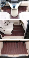 high quality custom sepcial car floor mats trunk mat for mercedes benz v class 2022 2015 7 8 seats waterproof durable carpets