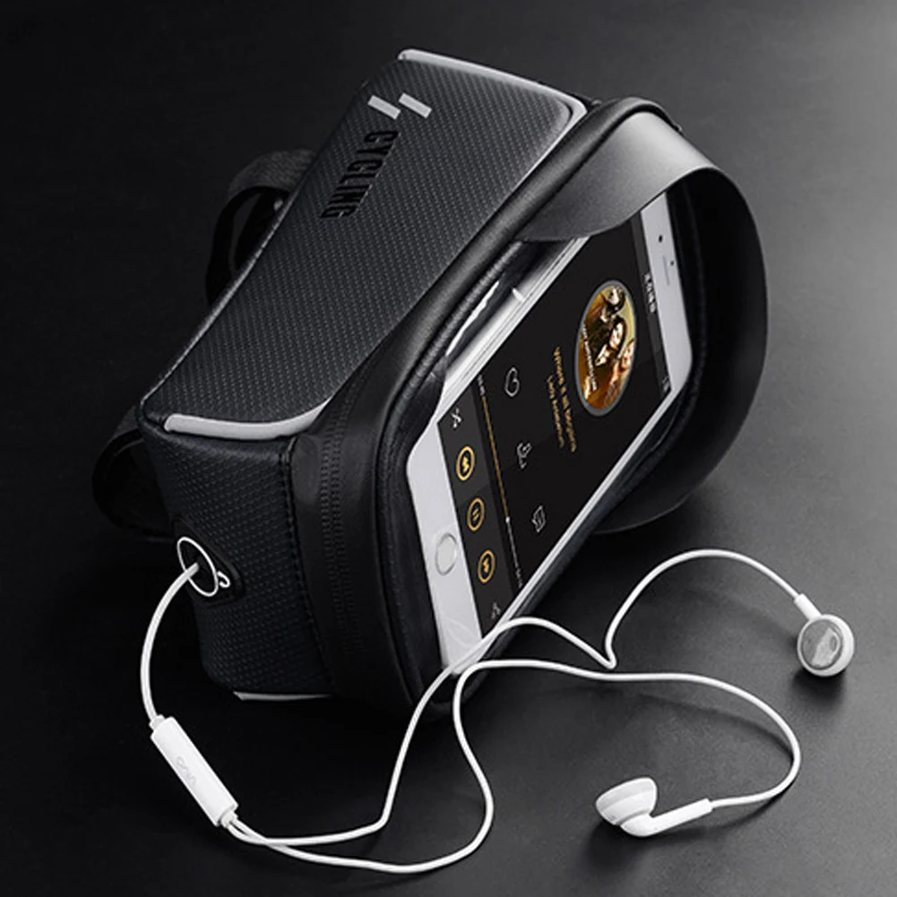 

Waterproof Bike Front Tube Touch Screen Holder Cell Phone Bicycle Bag Cycling Stander Package Frame Saddle Bracket Accessories