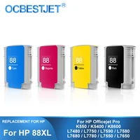 third party brand for hp 88 xl 88xl replacement ink cartridge for hp officejet pro k550 k5400 k8600 l7480 l7750 l7590 l7580