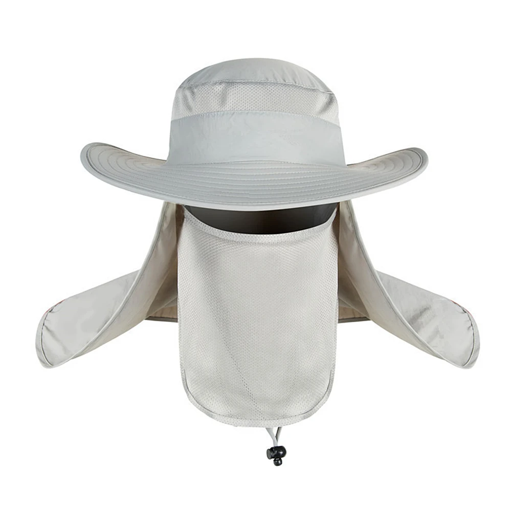 Альпинизм шляпа Защита от УФ лучей быстрая сушка 1PC СОЛНЦЕ Кепки ветрозащитная