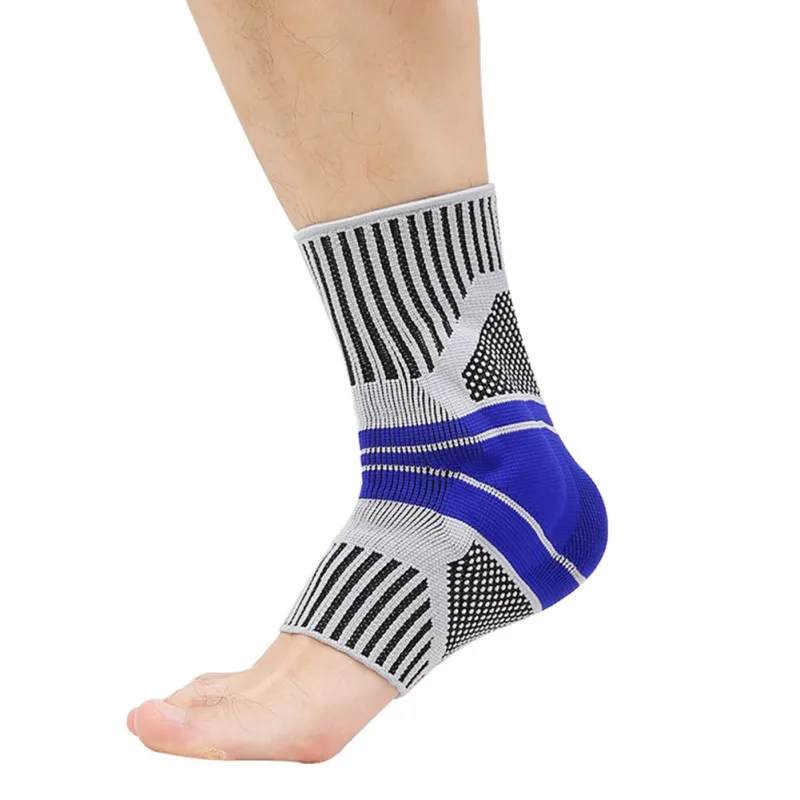 

Ankle Support Brace Compression Sleeve From Plantar Fasciitis Achilles Tendon Foot Swelling Pain Relief With Silicone Gel Reduce