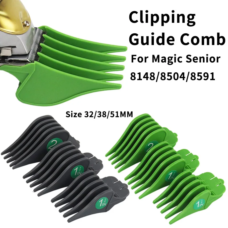 

3Pcs/Set Large Limit Comb For Most Hair Clippers Universal Accessories 32/38/51Mm Barber Trimmer Cutting Position Guide Combs