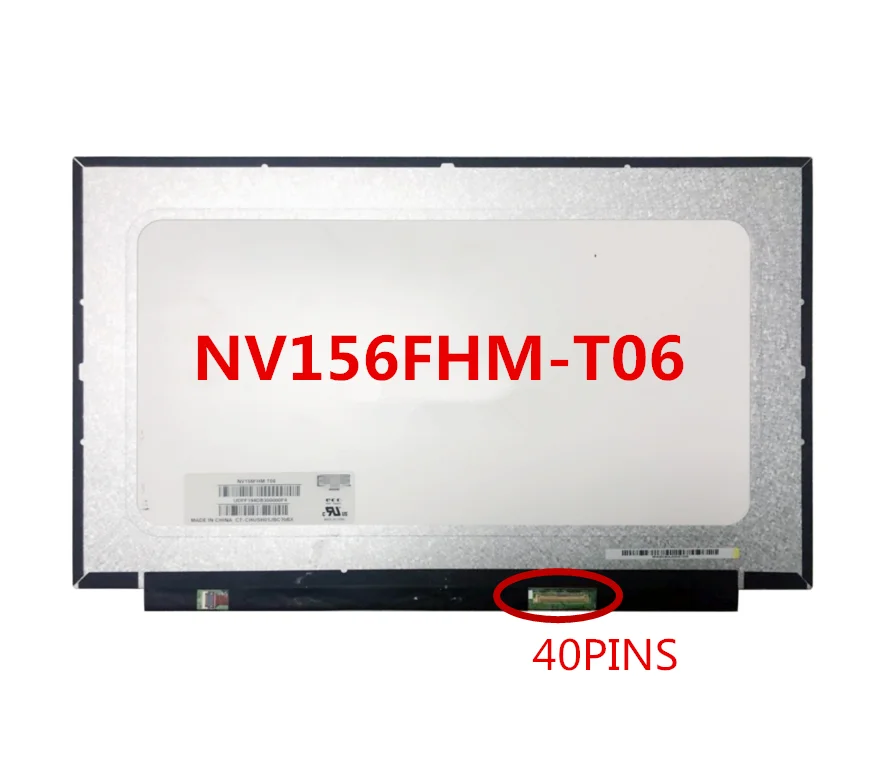 

15,6 дюймовый FHD NV156FHM-T06 NV156FHM T06 ноутбук ЖК сенсорный экран панель EDP 40 PIN