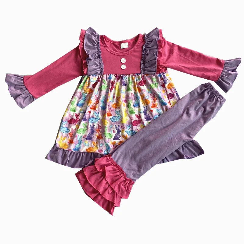 Новинка Модный весенний комплект одежды для девочек изысканной детская одежда