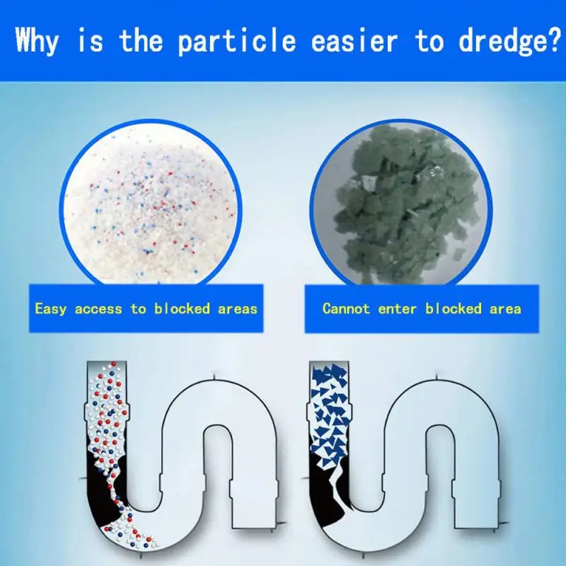 

Clean Strainer Drain Cleaners Pipe Clogging Strong Cleaning Agent Powerful Sink Dredging Agent Blocking Toilet&Sewer TSLM1