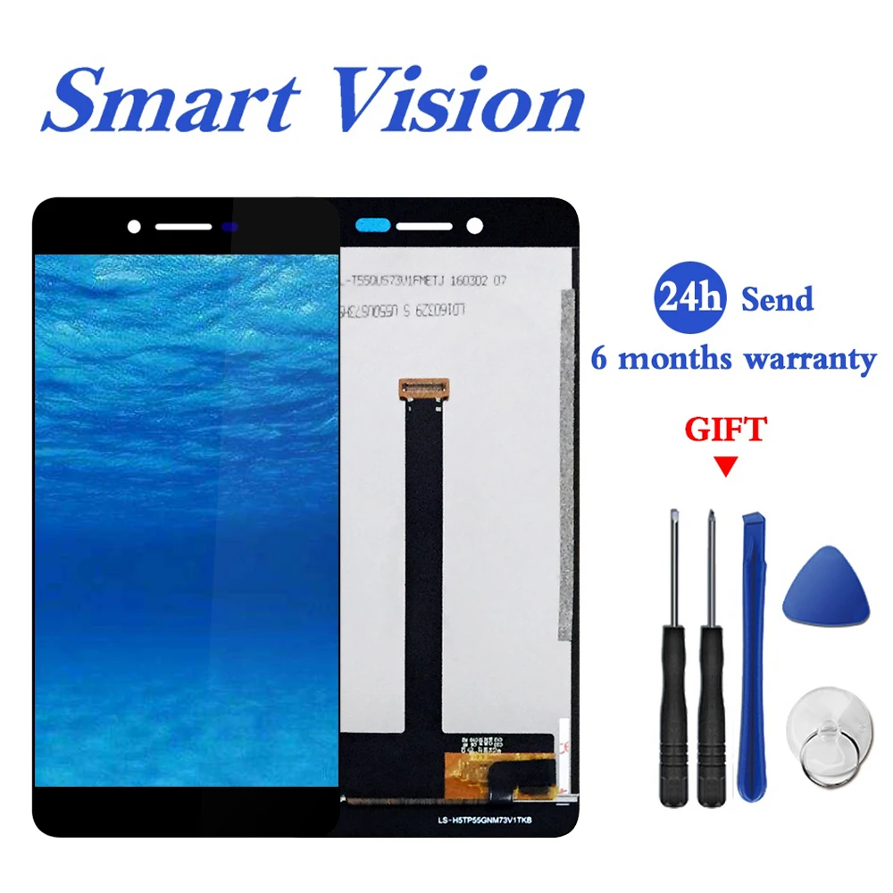 Дисплей и сенсорный экран Vernee Mars+сборка цифрового ассистента ремонтных частей для телефона+инструменты.